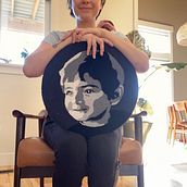 Mi Proyecto del curso:  Bordado con punch needle: pasa de la imagen al retrato. Projekt z dziedziny  Haft użytkownika Sara Luna - 02.04.2021