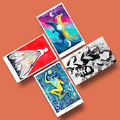 Tarot. Projekt z dziedziny Trad, c, jna ilustracja,  Malarstwo, Kreat, wność, Malarstwo akr i lowe użytkownika Adolfo Serra - 21.07.2020