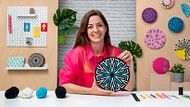 Tapestry circular: crie patterns e acessórios. Curso de Craft por Poetryarn