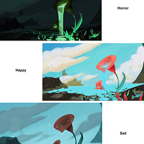 My project for course: Color Theory: How to Apply It to Your Images. Un proyecto de Ilustración digital, Concept Art, Pintura digital y Teoría del color de Eva Pfaff - 16.03.2022