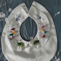 Mi proyecto del curso: Técnicas básicas de bordado: puntadas, composiciones y gamas cromáticas. Un proyecto de Diseño de complementos, Diseño de vestuario, Bordado, Teoría del color y Diseño textil de sarasanchezor - 19.05.2024