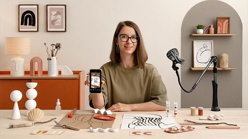 Vidéo Instagram : filmez votre processus créatif
