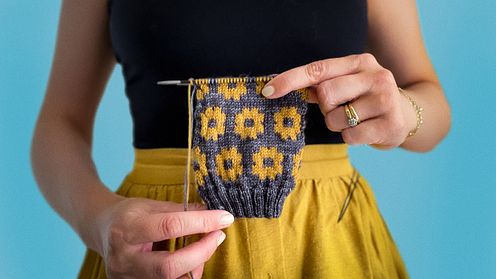 Proyecto guiado: Teje calcetines coloridos