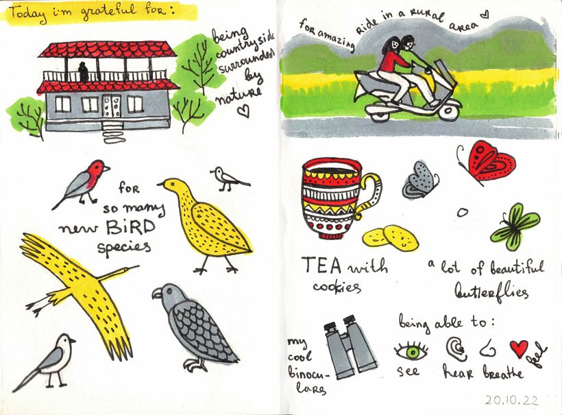 My project for course: Illustrated Life Journal: A Daily Mindful Practice 13